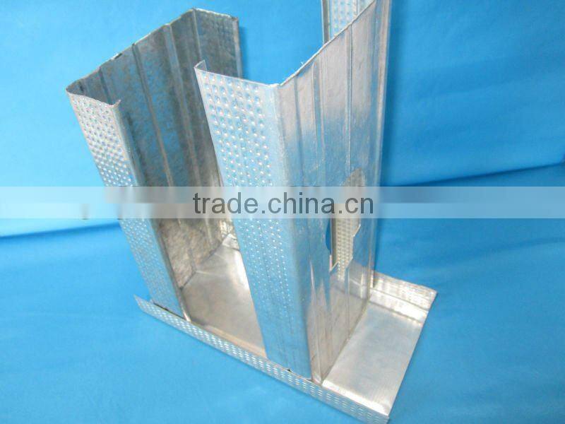 galvanized Accessory stud track ceiling wall partition