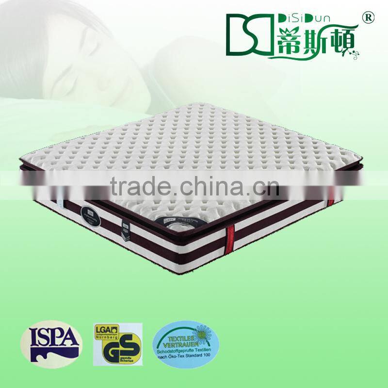 health luxury spring pillow top double bed mattress