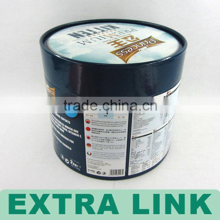 Round Tube Coffee Cup Kraft Box / Newest Exclusive Design Decorative Paper Tea Can