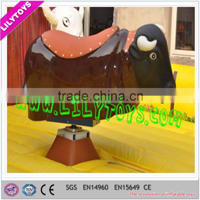 Hot sale and popular adult inflatable sports mechanical bull for sale