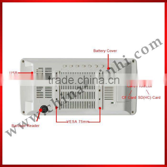 7 inch Supermarket Barcode Scanner mini USB Advertising Display LCD Battery Powered Digital Signage