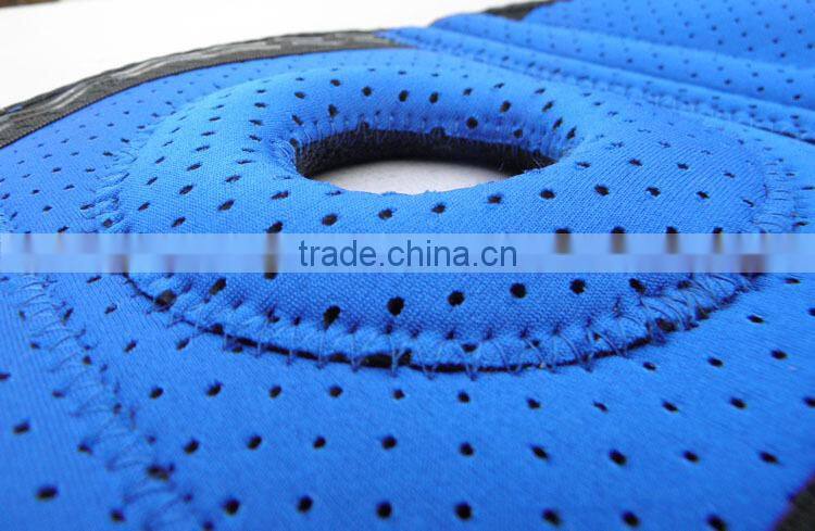 FDA Approved Breathable springs Knee Brace with neoprene and nylon knee brace support