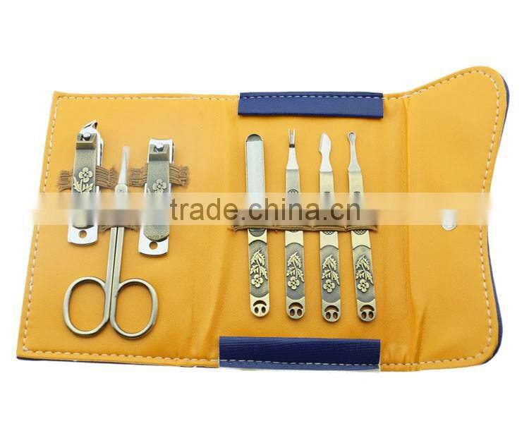 Bonvatt Promotional 8 Pcs Bauty Nail Manicure Set baby nail cutter