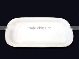 made in china dinner plate 2016 promotion gift ceramic plate HG1307