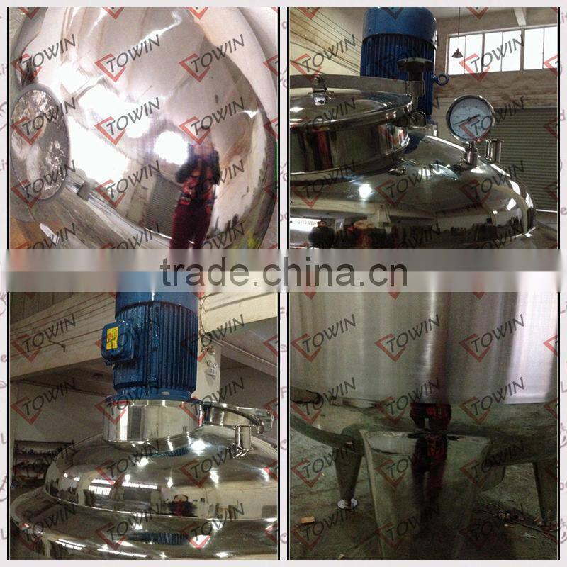 1500L Jacketed Tanks Stainless Steel