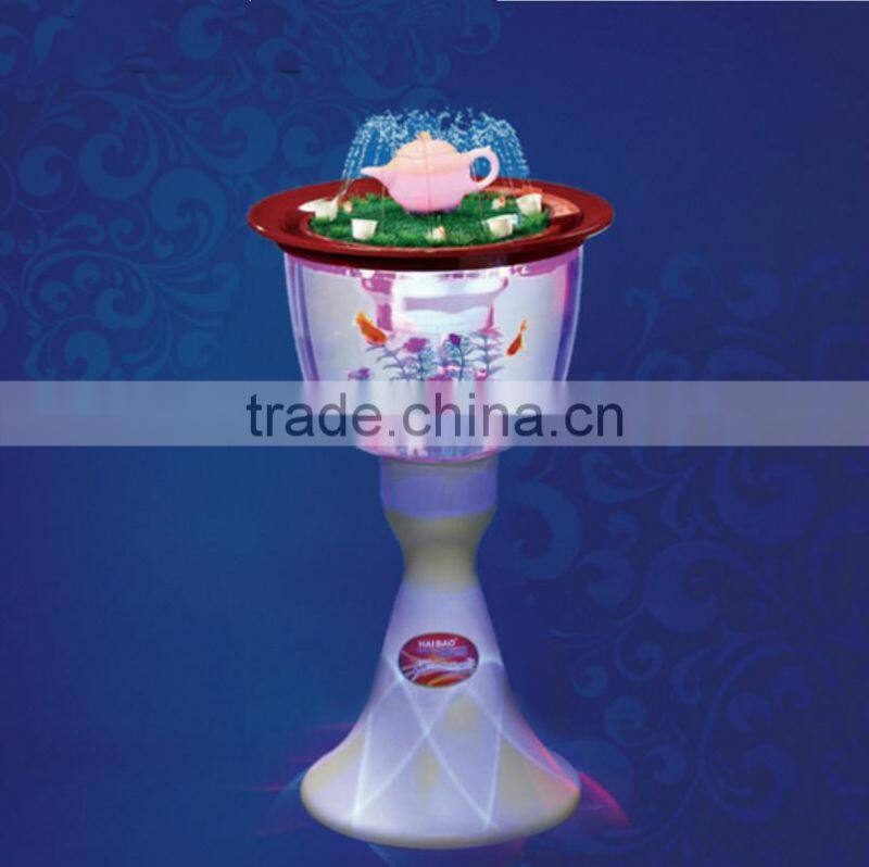 magic water fountain fish tank