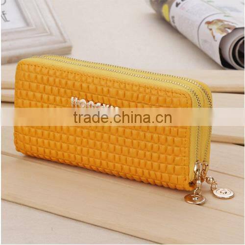 Vintage Embossed Stone Pattern Double Layer Women Lady Wallet Purse (BBYT005)