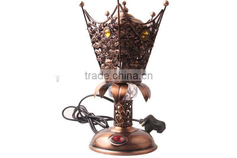 ARAB HOME/OFFICE ANTIQUE ELECTRIC INCENSE CENSER IN METAL CRAFTS