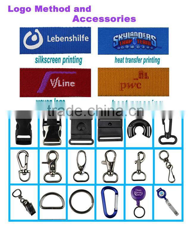 custom fabric lanyard with badge holder