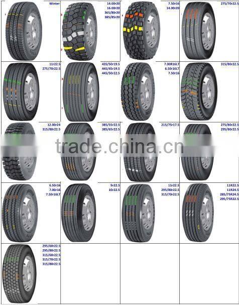 DURATURN TBR tire 9r22.5, 10r22.5