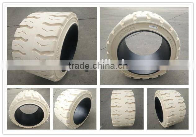 Chinese top quality press on solid tire 21x9x15 18x7x12 1/8 factory price from Yantai WonRay