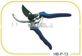 8"High quality Aluminum Alloy handle with Zinc alloy safty lock garden scissors/ pruning shears