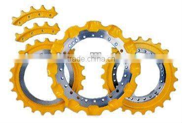 Excavator Sprocket Wheel Roller Chain Sprocket Spare Parts