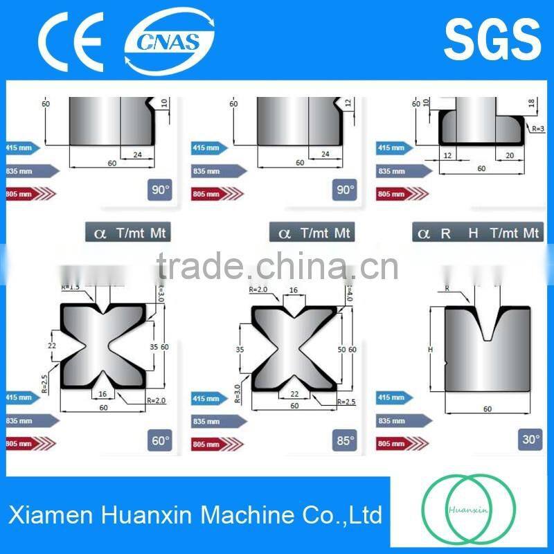 Bending Steel Plates Press Brake Tooling With High Efficiency