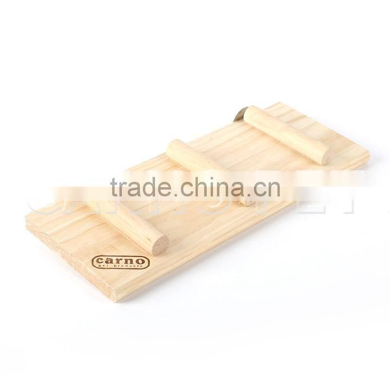 Customized colorful Wooden anti-skid Ladder for Hamster rabbit Pet Toys