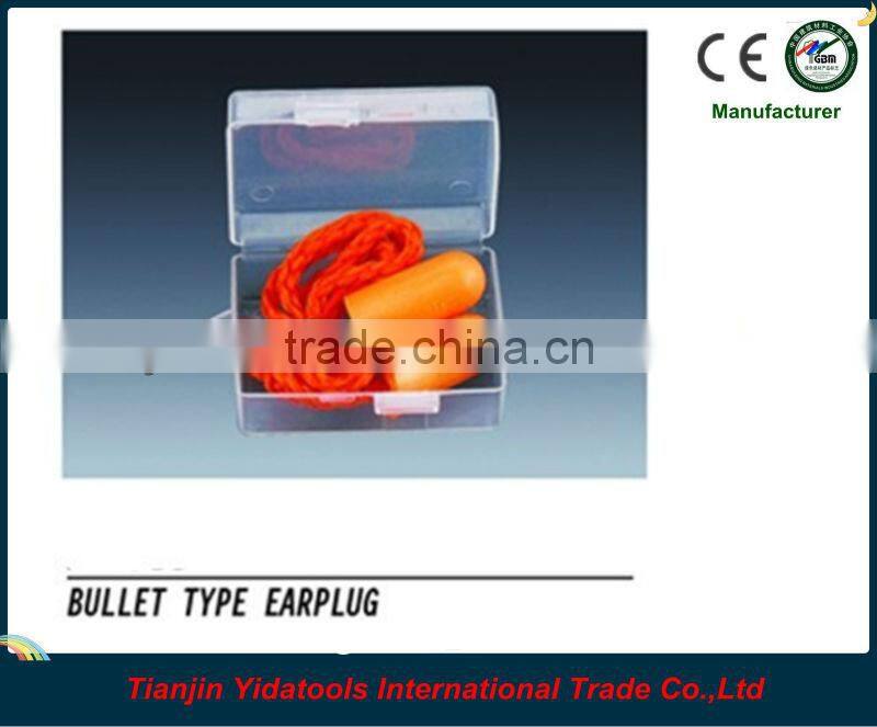 PU earplug with red cord with CE standard