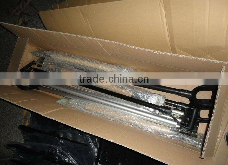 Plastic snow shovel pusher