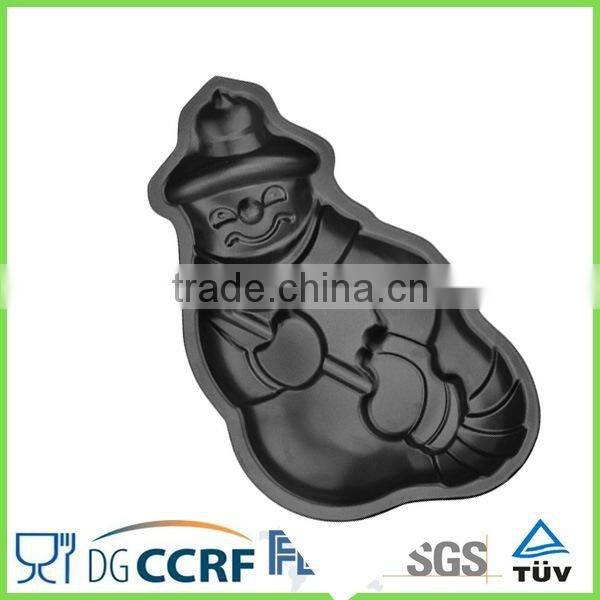 2015 santa muffin tray for christmas promotion gift/ santa, christmas tree, snowman bakeware mold