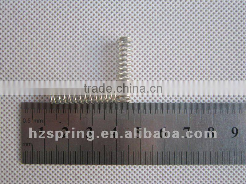 Nickel Plated Compression Spring