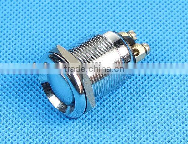 19mm screw terminals momentary metal push button switch