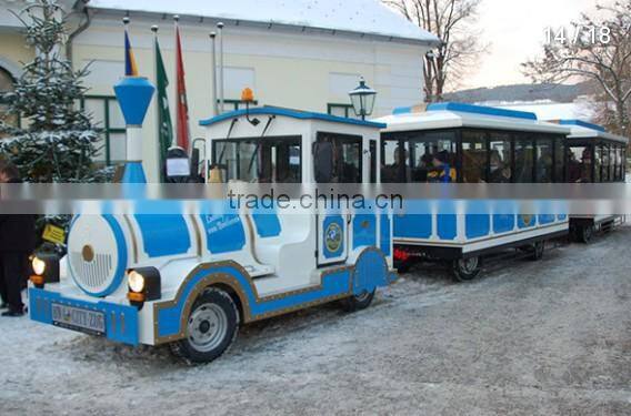 Suzhou Diesel Power sightseeing Amusement Park Tourist Train set