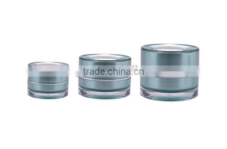 Luxury square cream jar cosmetic facial cream container