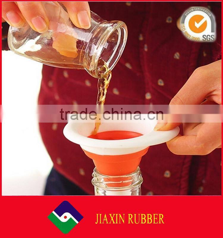 New arrival durable silicone collapsible funnel foldable funnel for liquid transfer