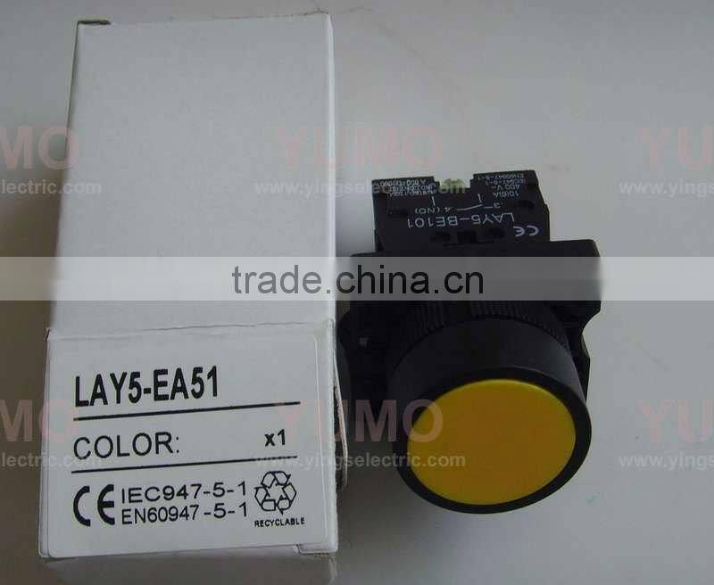 Push Button plastic bezel pushbutton switchLAY5-EA51
