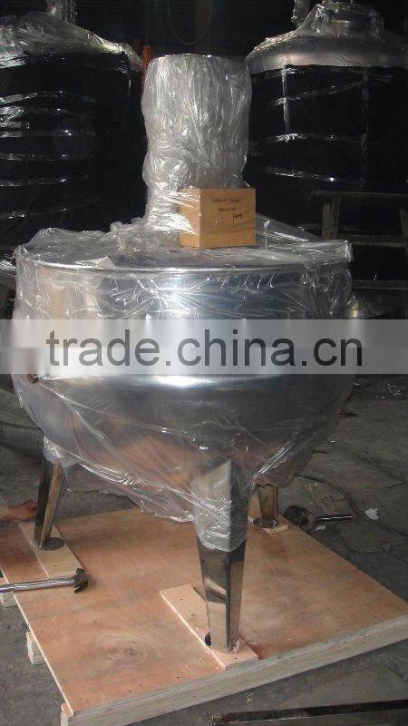 100L stainless steel 304 Jacketed Steam kettle for making cake