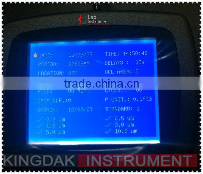 dust/air/portable laser particle counter particle counter Built-out Printer