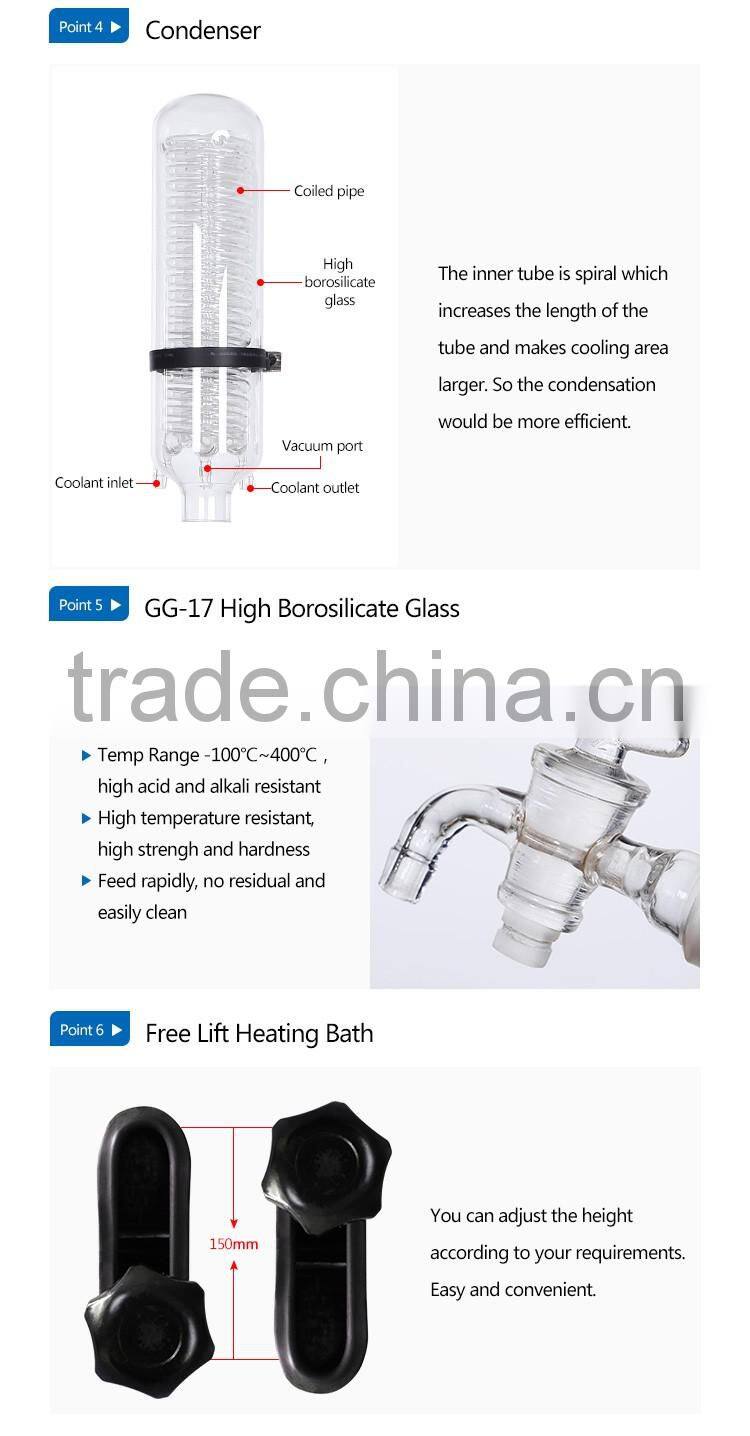 Chemical Laboratory Rotavap with Vacuum Pump and Chiller