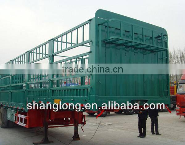 China cheap 40 ton fence cargo semi trailer