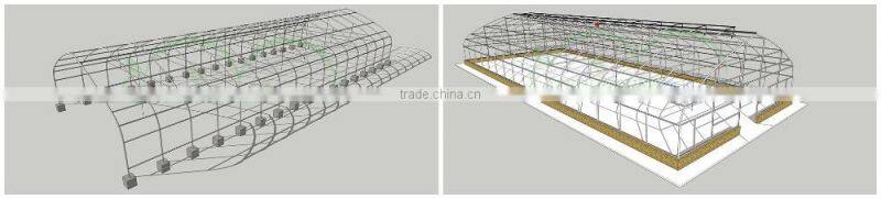 China Supplier Galvanized Round Steel Pipe For Greenhouse Frame