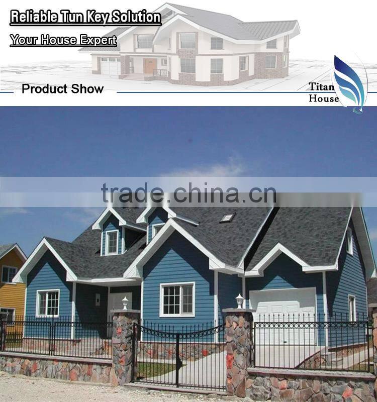 Two Levels Light Steel Prefabricadas Home Plans