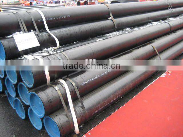 astm A106/ A53 gr.a,gr.b black seamess steel pipe/tube