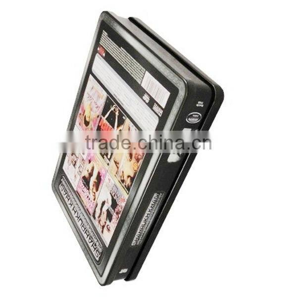 rectangular gift tin case