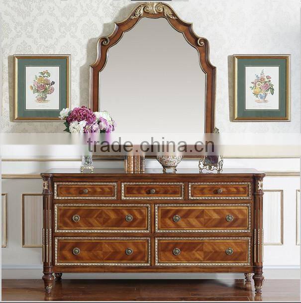 Antique Hand Carved Console Cabinet,Sideboard, Buffet, Bouquet Motif Dinning Room Furniture