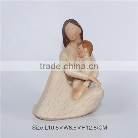 Resin little girl figurine