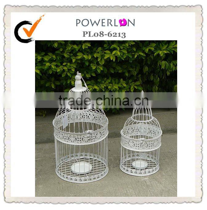 2015 decor outdoor garden shabby and chic metal bird cage