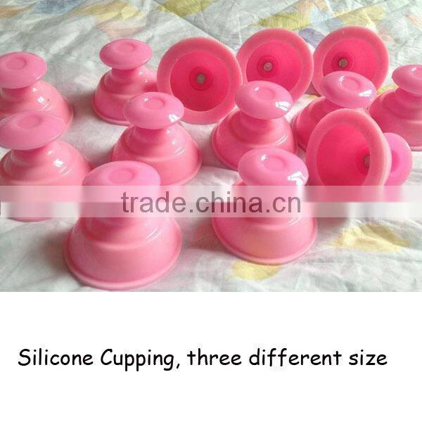 Traditional Chinese Silicone Massage Cupping / Vacuum Massage Silicone Cups