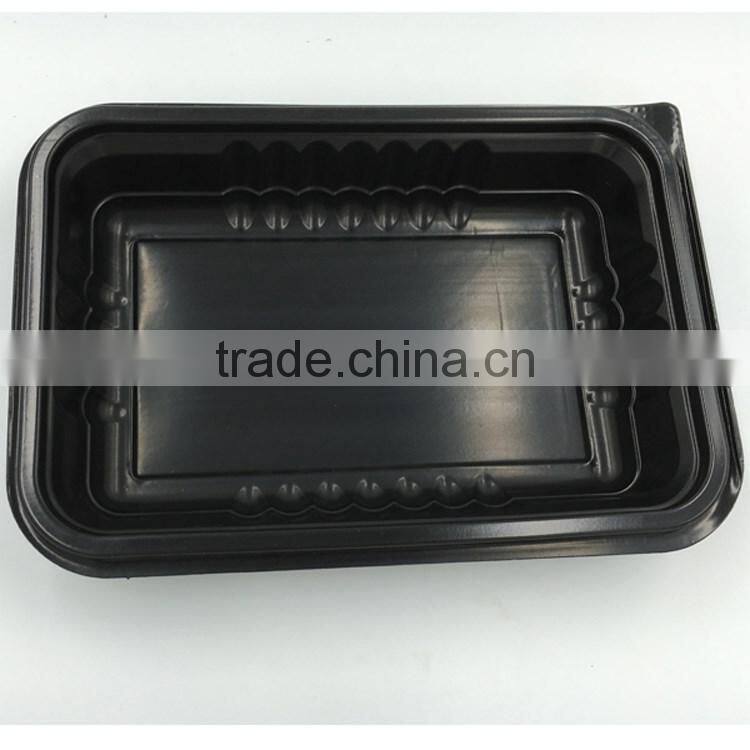 High quality Microwavable PP Material Food Packaging Tray
