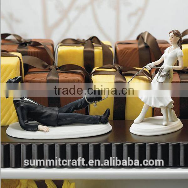 Custom Binding bride and groom figurine wedding table decoration