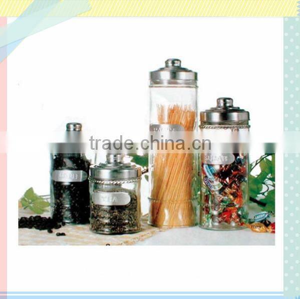airtight glass jars with lid