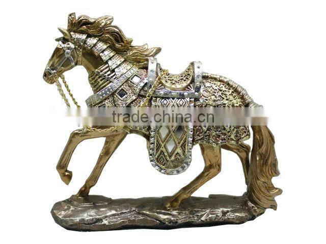 2014 new decorative resin horse sculpture