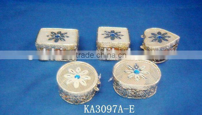 Decorative Metal Jewelry Packaging Box