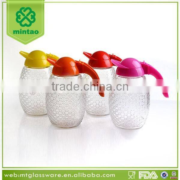 beverage use pineapple glass dispenser with stand