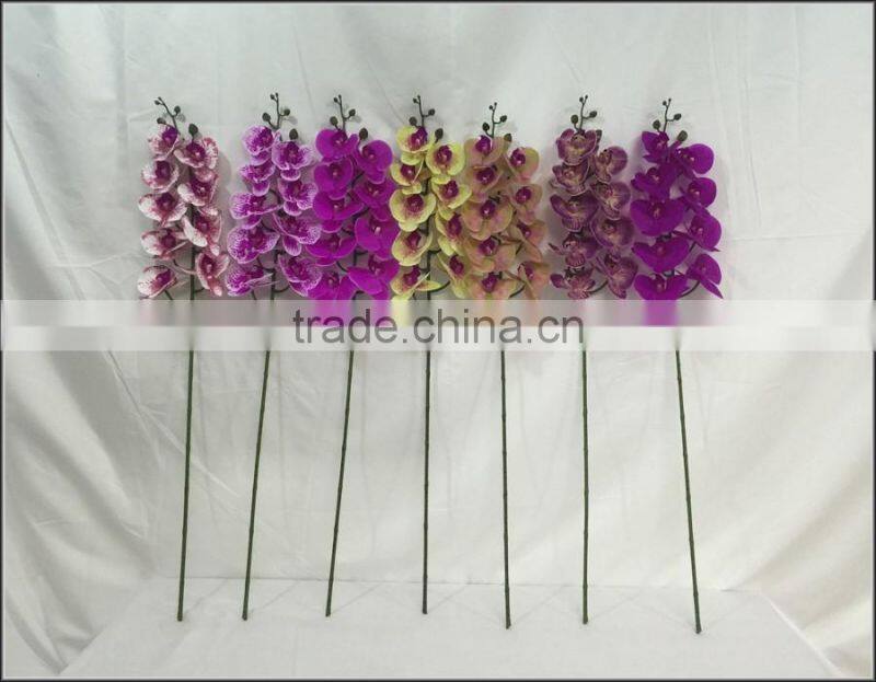 9 flower heads artificial orchid flower
