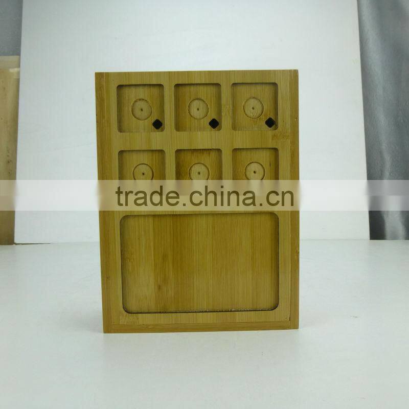 2015 new design pull decorative gift high-grade bamboo food storage box