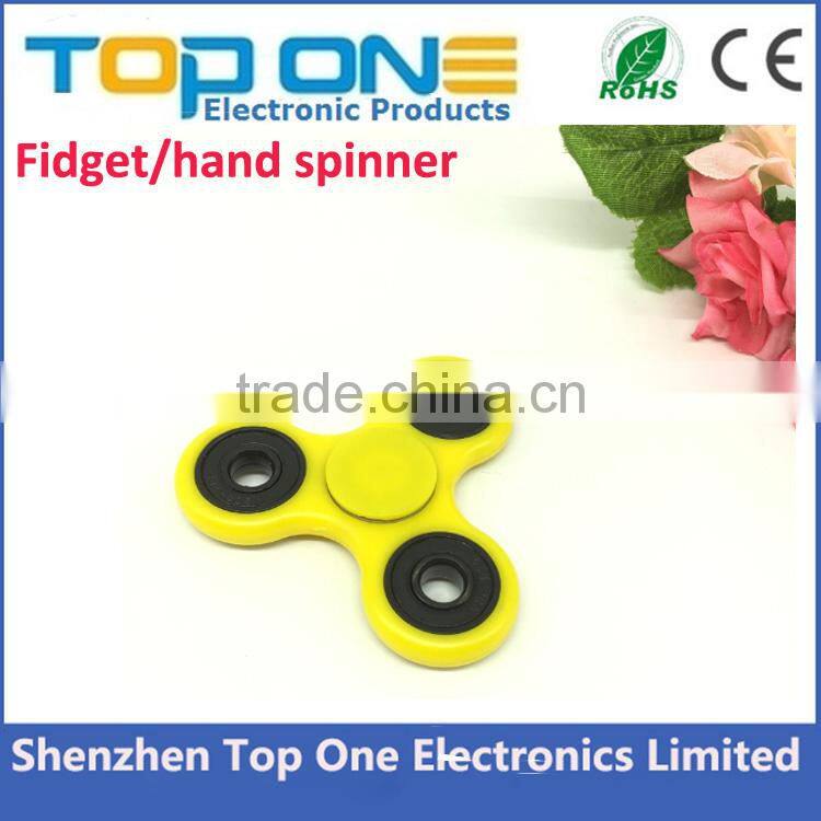 EDC Fidget Toy 608 bearing Tri angle 3 Bar Finger Hand Fidget Spinner Adult Causual Decompressive Toys Hand Spinner