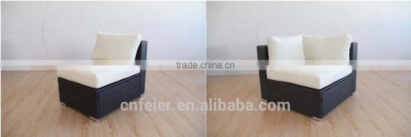 outdoor furniture wicker modern sofa set